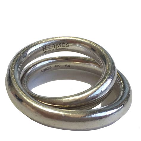 bague anneau hermes|Hermes bagues en argent.